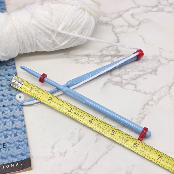 Original K-Tel Knitter Vintage 1964 Instructions 2 Needles Yarn Box P1-660 USA - Picture 7 of 8